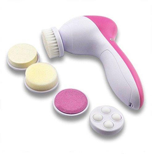 Multifunctional 5-in-1 Facial & Body Massager (Pink)