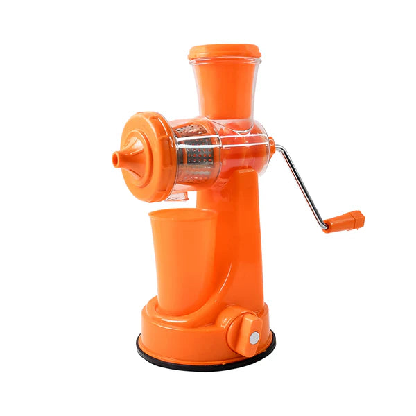 168 Manual Fruit Vegetable Juicer With Juice Cup And Waste Collector