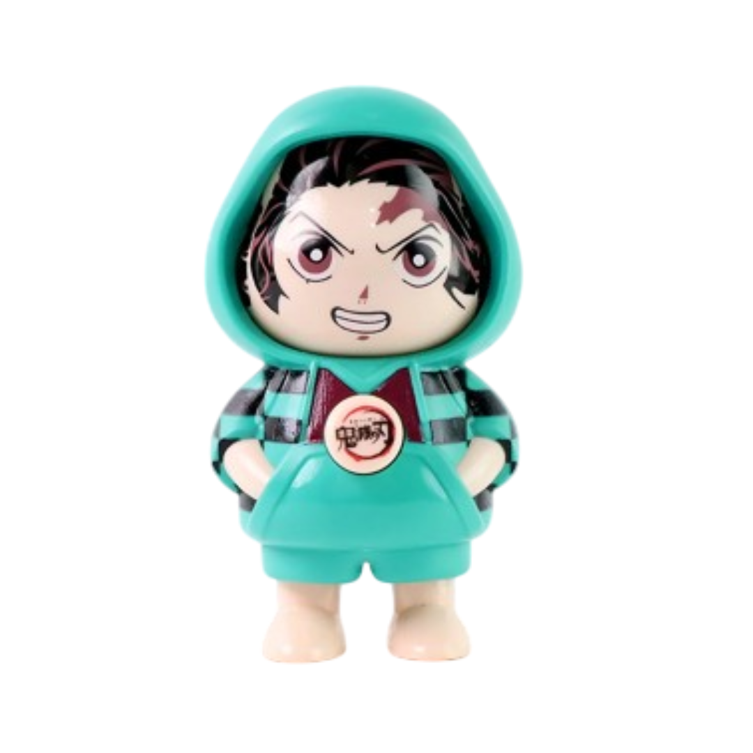 Cartoon Character Action Figure Keychain – Cute Mix Design