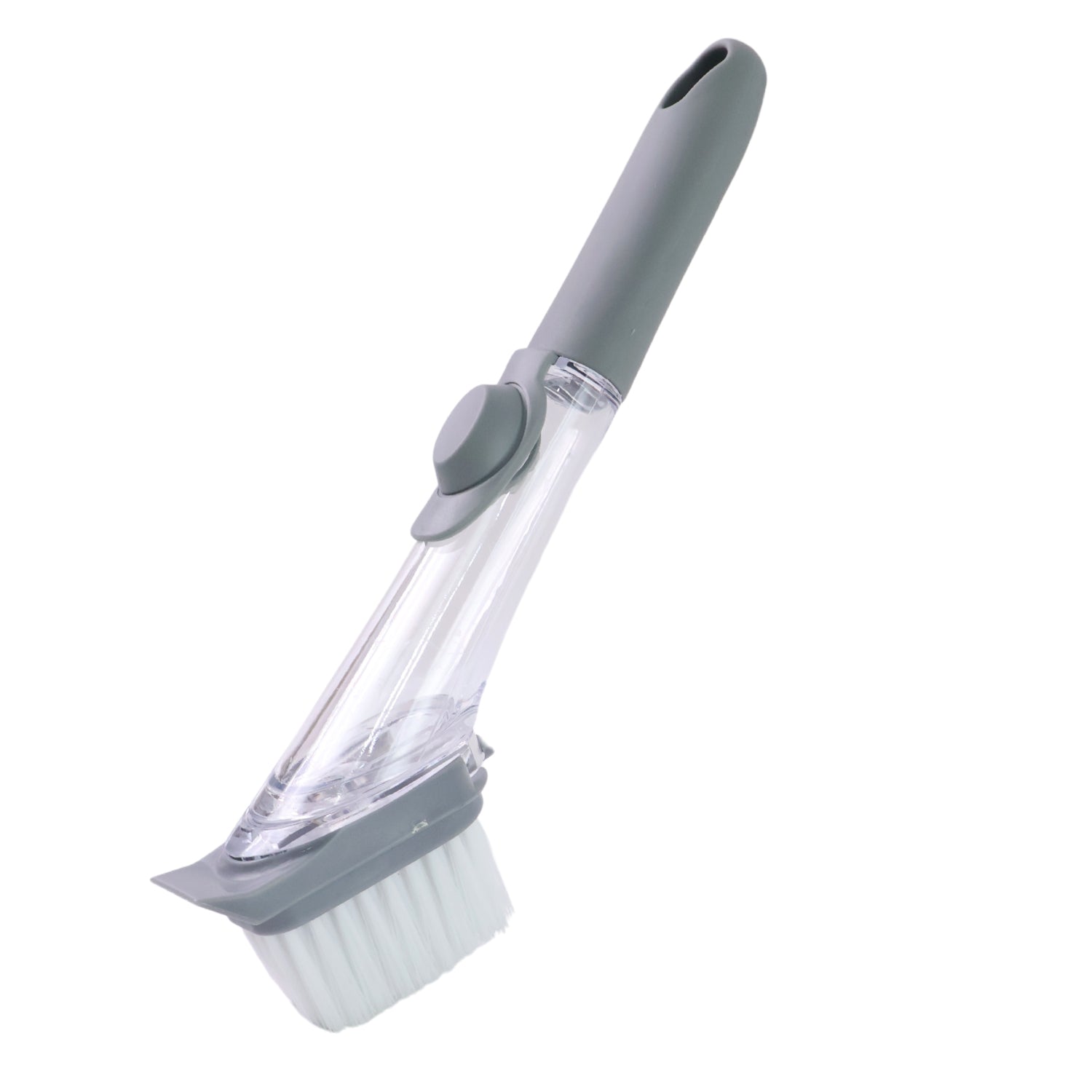 Dish Cleaning Brush with Built‑in Liquid Soap Dispenser