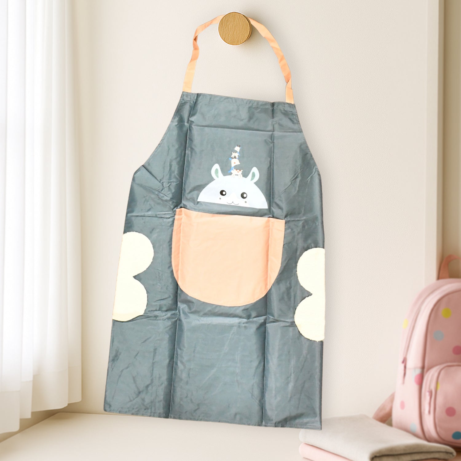 Cartoon Apron for Cooking, Cute Animal Design Kitchen Apron