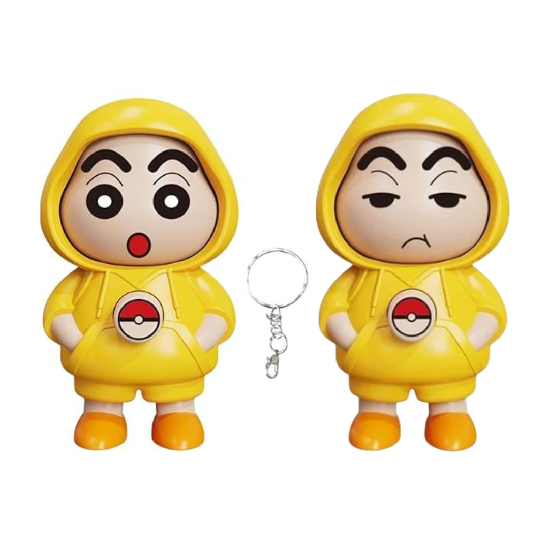 Cartoon Character Action Figure Keychain – Cute Mix Design