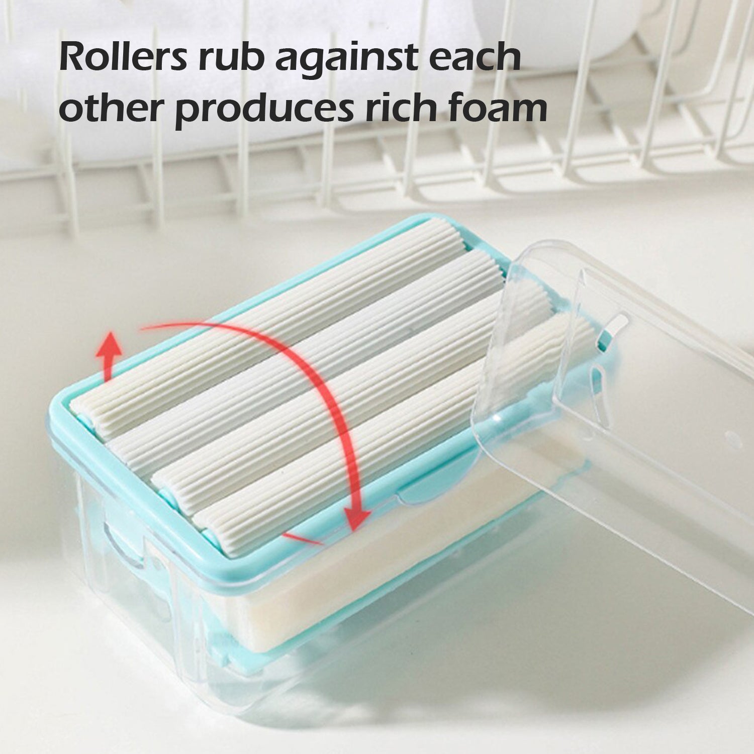 2-in-1 Soap Dish Dispenser – Portable with Drain Holes