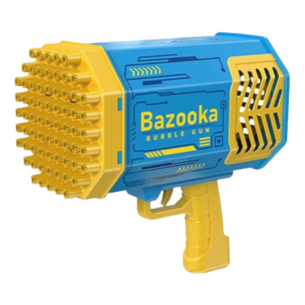 69 Hole Rechargeable Bubble Shooter – Big Rocket Boom Bubble Blower Toy
