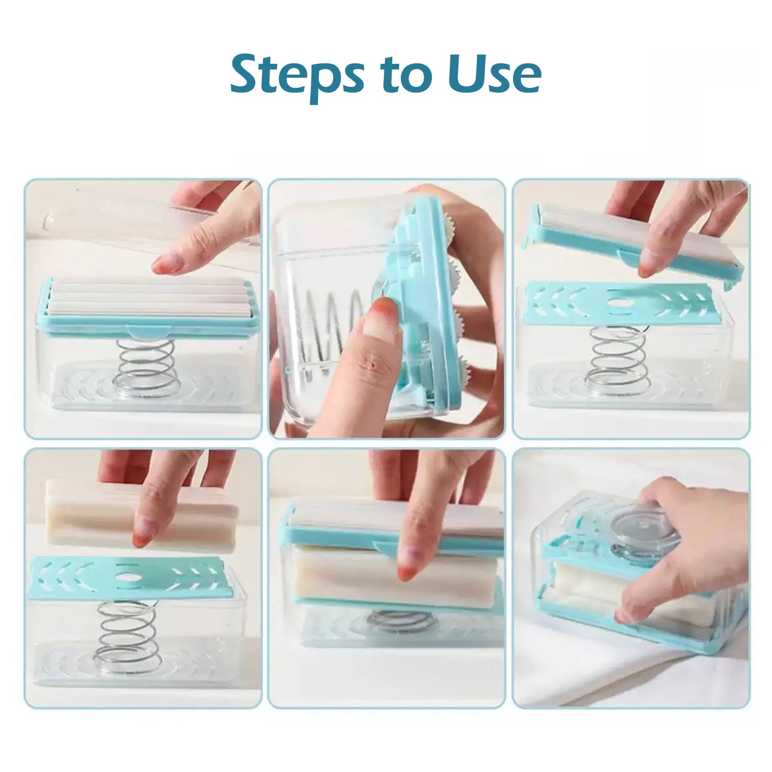 2-in-1 Soap Dish Dispenser – Portable with Drain Holes