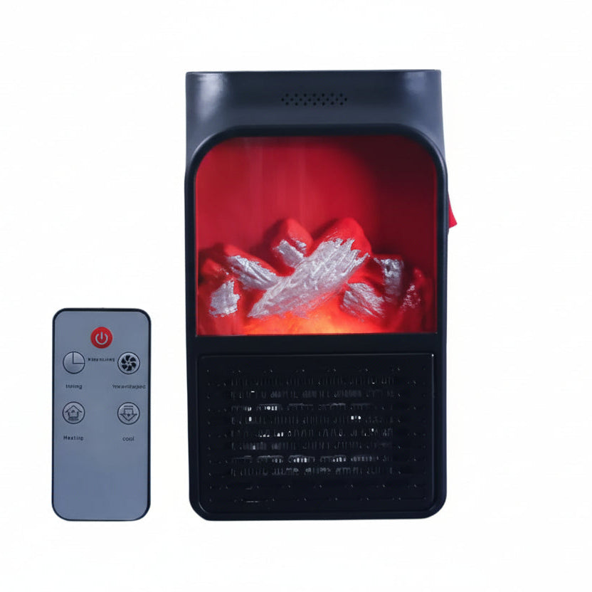 Portable Electric Fireplace Lamp Led Flame Heater (1000w  1 Pc)