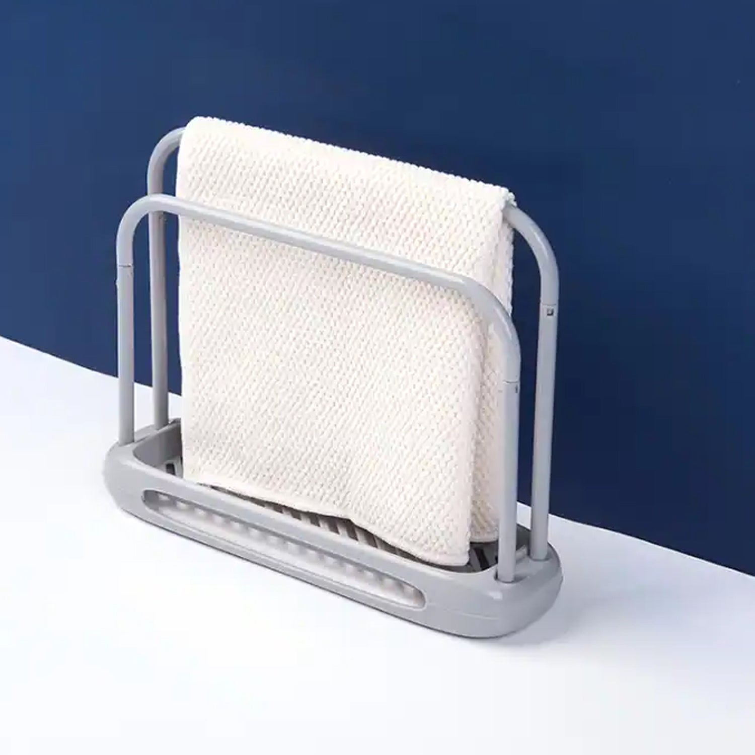 Multi-Purpose Kitchen Rack, Towel & Cloth Hanger for Easy Storage (1 Pc)