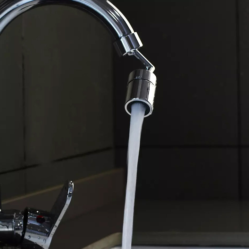 Splash Filter Faucet Head, 360° Rotating Sink Sprayer for Kitchen & Bathroom Taps