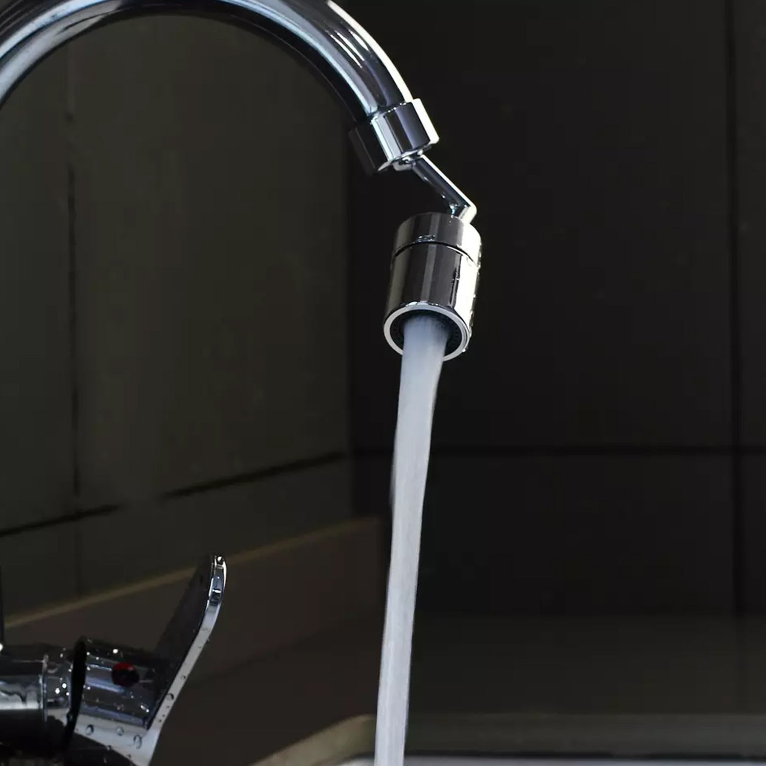 Splash Filter Faucet Head, 360° Rotating Sink Sprayer for Kitchen & Bathroom Taps