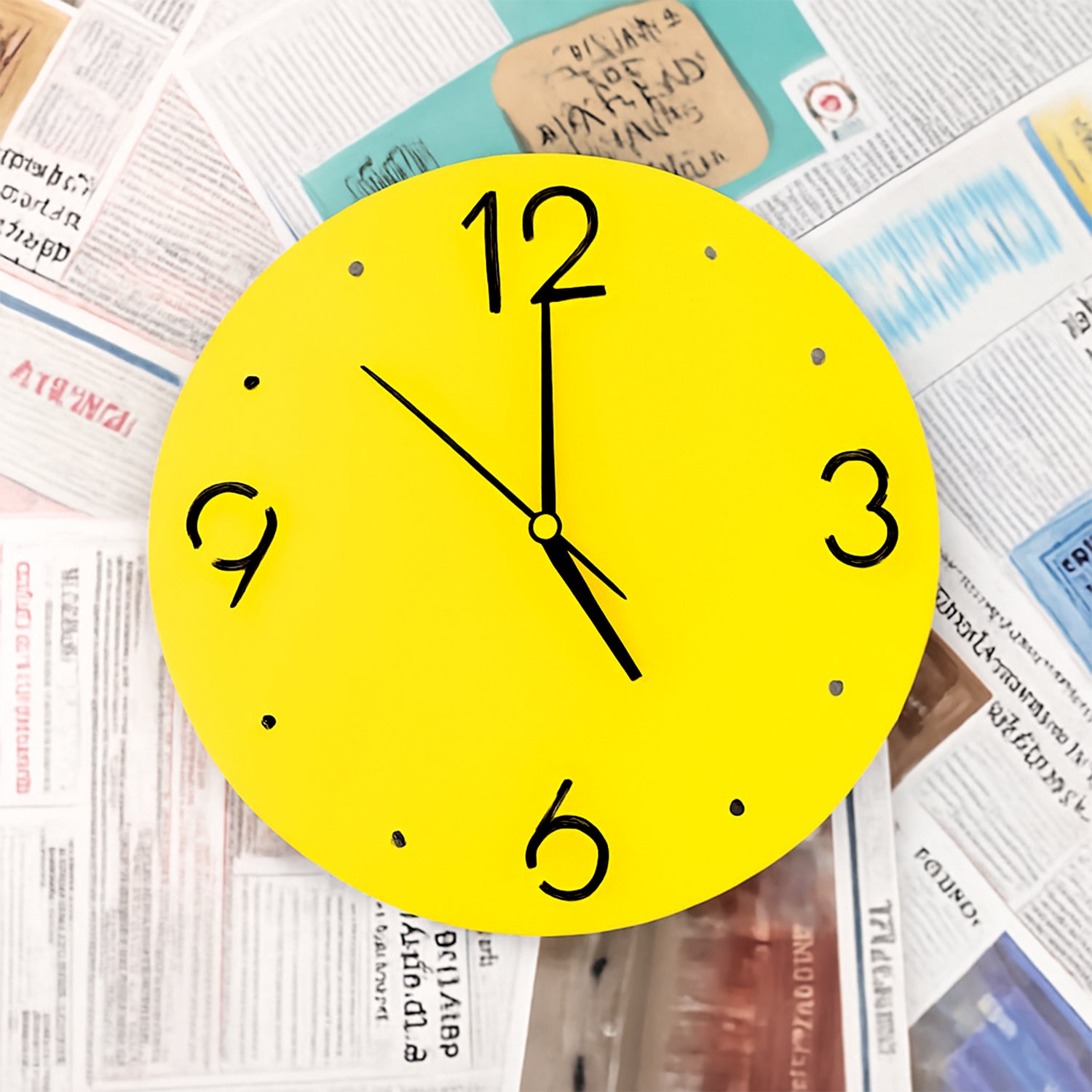 Modern Round Silent Wall Clock – Stylish Non‑Ticking For Home and Office