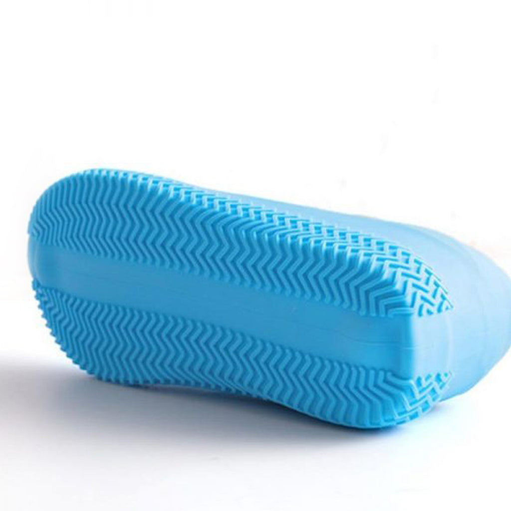 Reusable Silicone Shoe Cover Waterproof Non Slip Foldable Design