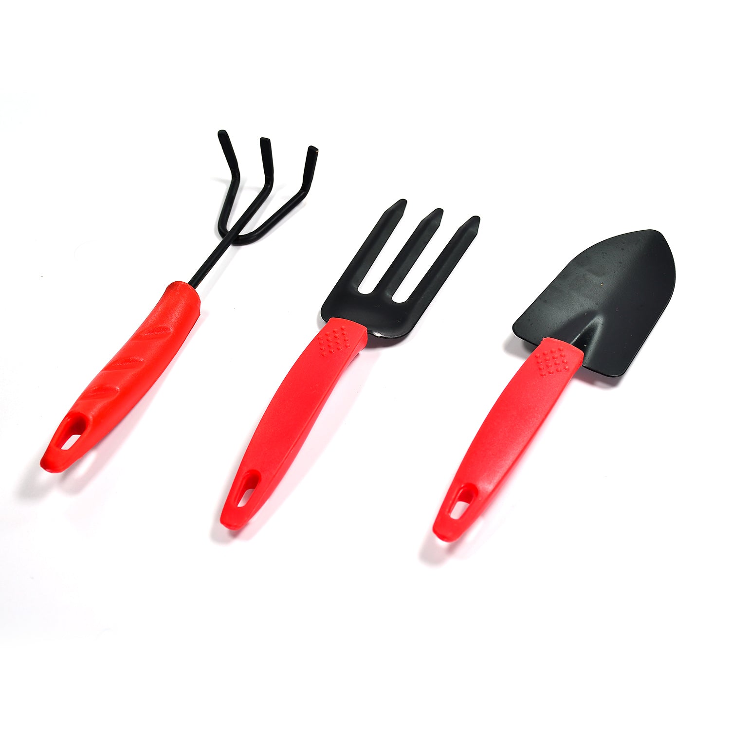 3-Piece Mini Garden Tool Set – Small Hand Cultivator, Trowel & Fork for Gardening