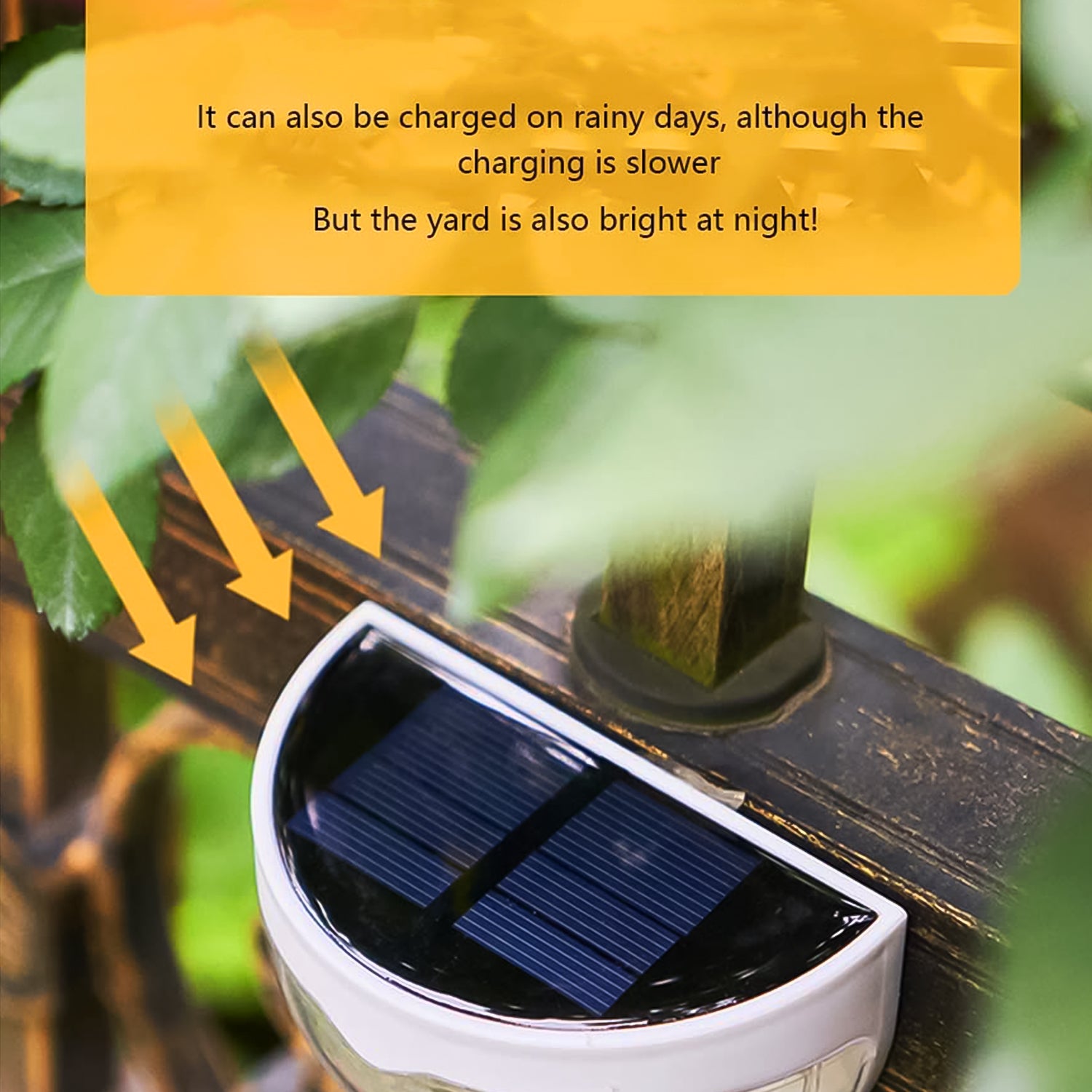 6 LED Solar Wall Lights for Fence Waterproof Honeycomb Shade, Easy Mount