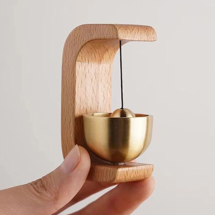 Premium Japanese Zen Bell for Desk – Mindfulness Gong with Striker