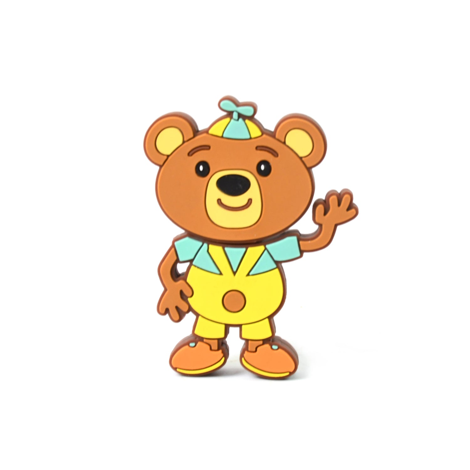 Portable 15GB Cartoon-Shaped USB Pen Drive, Silicone Flash Disk with Baby Rhymes