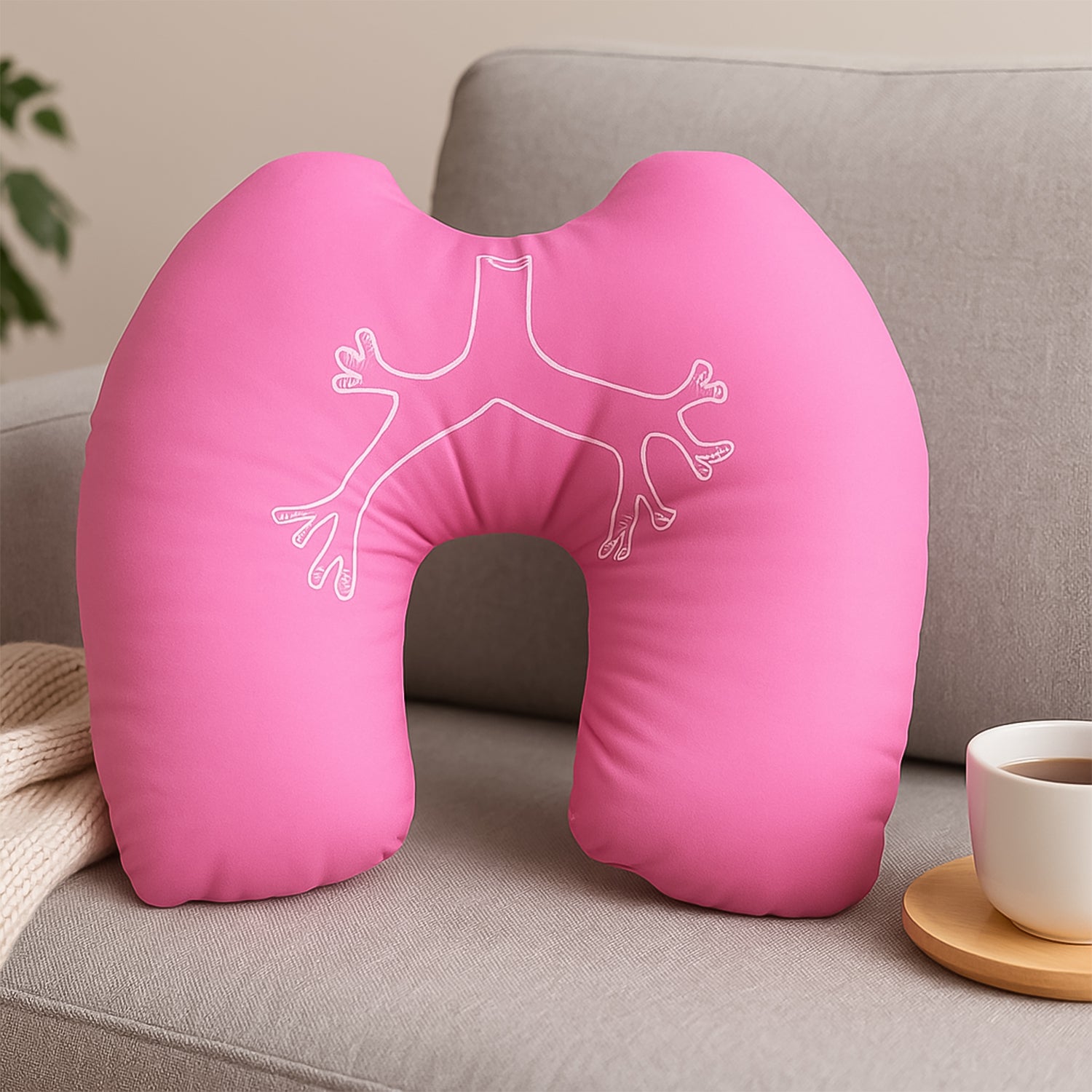 U-Shape Travel Neck Pillow – Ideal for Flights & Cars