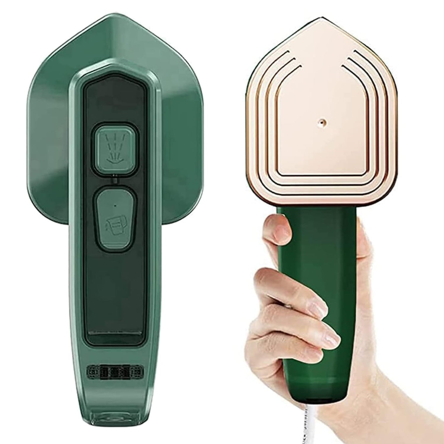 Mini Garment Steamer & Iron, Compact 2-in-1 Design for Travel & Home Use