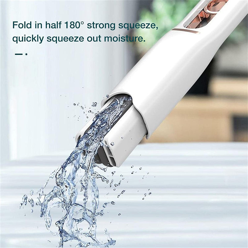 Portable Mini Self-Squeeze Mop – Instant Clean, Super Absorbent, Wash-Free Sponge (1 Extra Cotton Head)