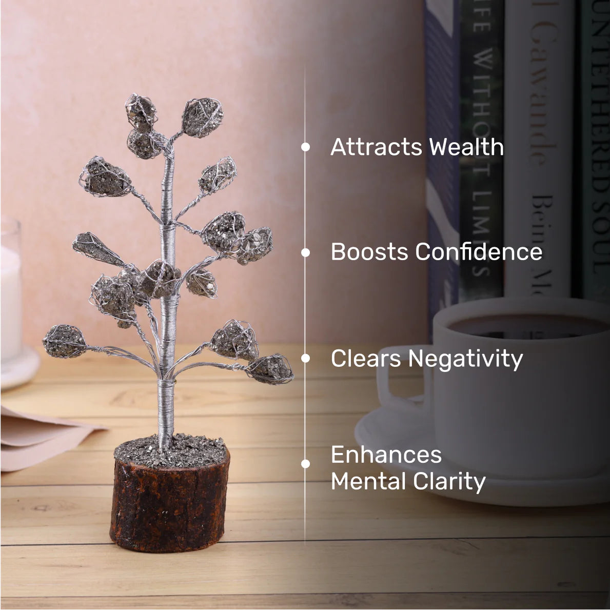 Pyrite Prosperity Tree for Wealth, Abundance & Growth