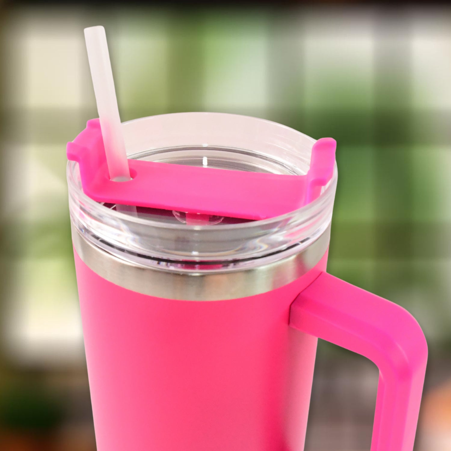 1200ML Pink Extra Large Insulated Stainless Steel Travel Mug