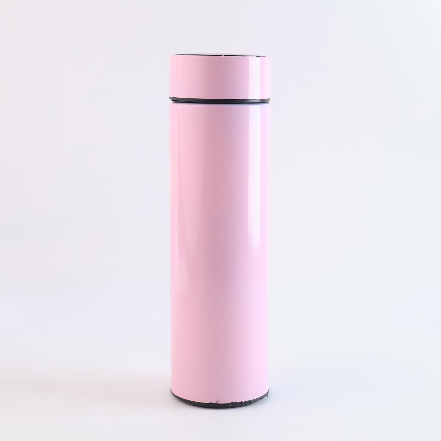Pink Smart Flask with Temperature Display – Leak-Proof, Vacuum Insulated Water Bottle (500ml)