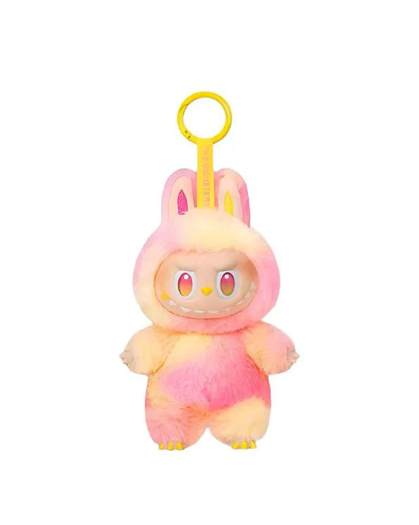 Authentic Labubu Big Into Energy Series Loyalty (Pink & Yellow) Vinyl Plush Keychain