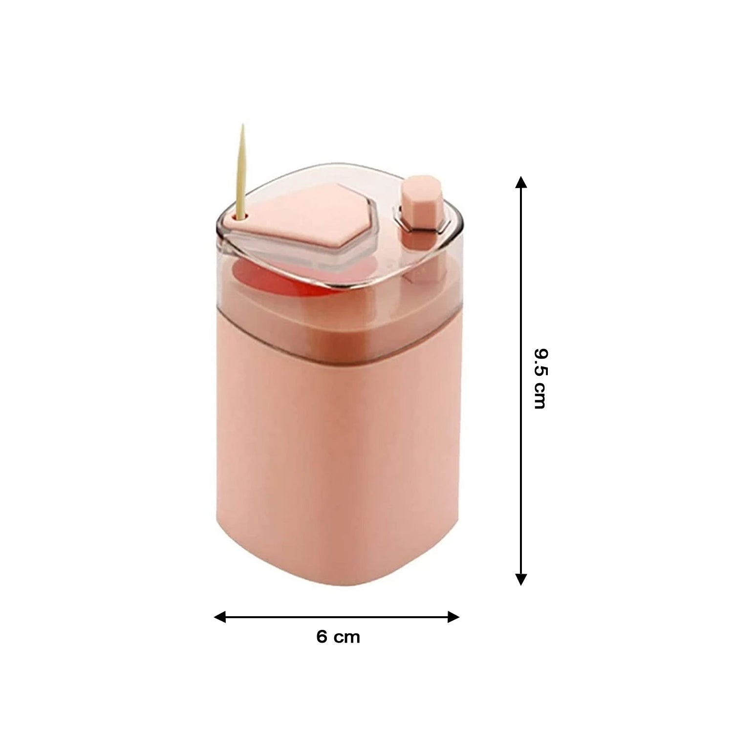 Compact Toothpick Holder – Pop-Up Automatic Dispenser Container