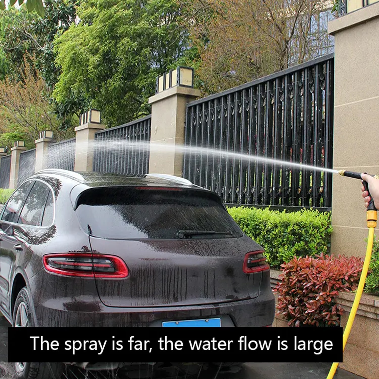 Multi-Mode Water Spray Gun, Brass Nozzle for Car Washing & Garden Watering