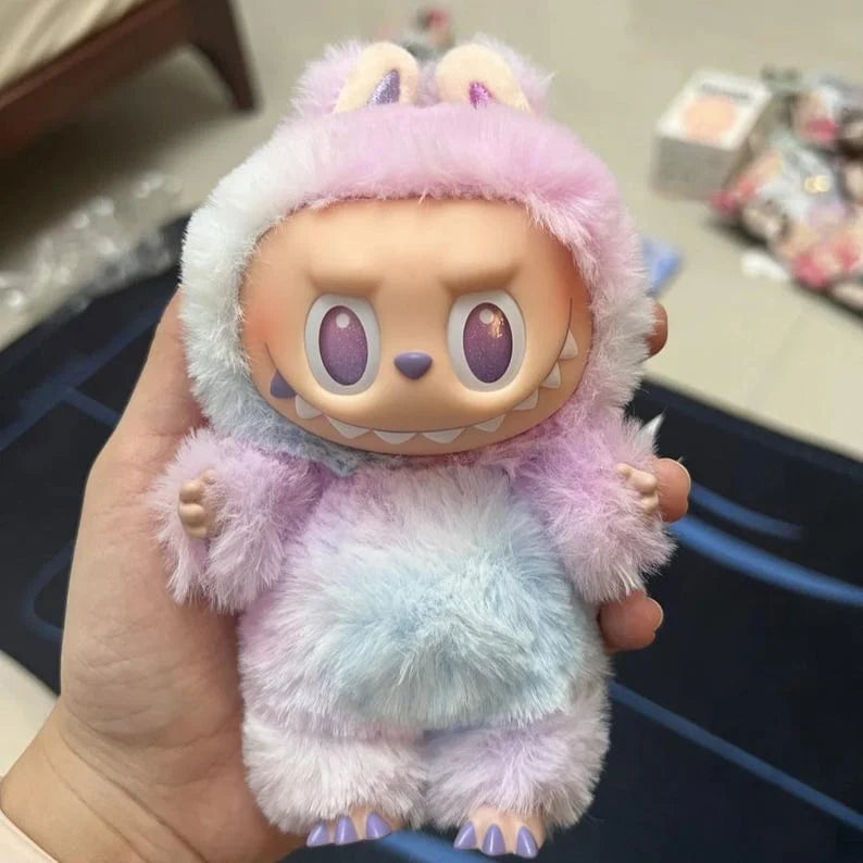 Authentic Labubu Big Into Energy Series Luck (Purple) Vinyl Plush Keychain