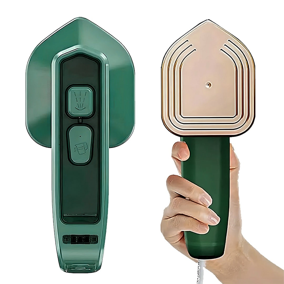 Mini Garment Steamer & Iron, Compact 2-in-1 Design for Travel & Home Use