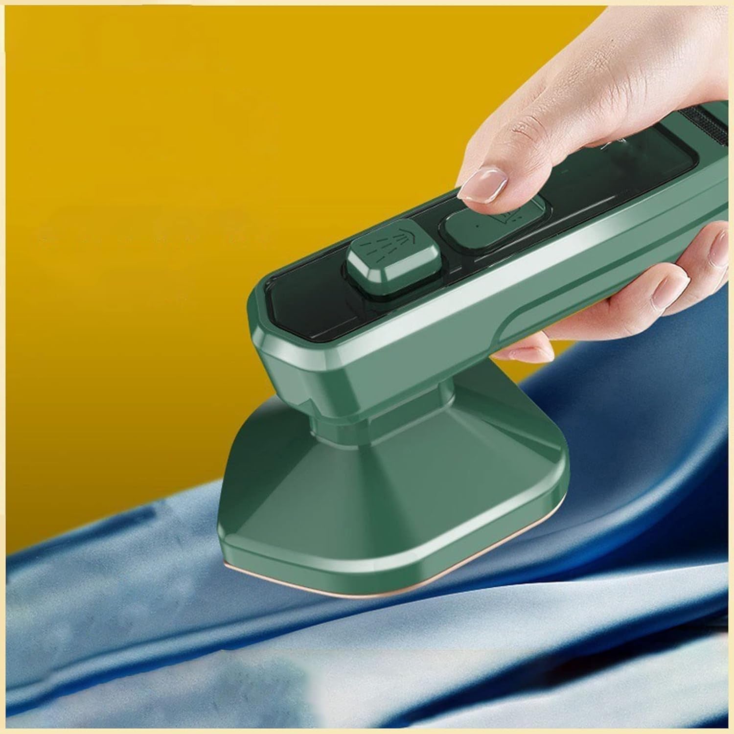 Mini Garment Steamer & Iron, Compact 2-in-1 Design for Travel & Home Use