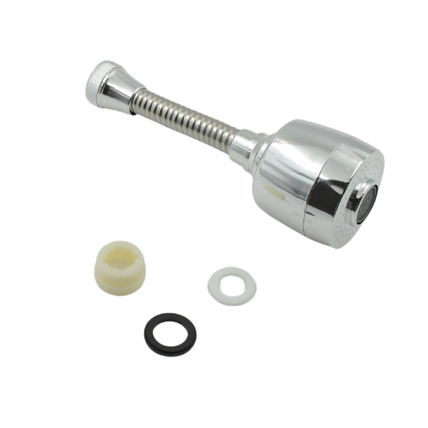 360° Rotating Faucet Sprayer 6-Inch Splash-Proof Water-Saving Aerator for Kitchen & Bathroom