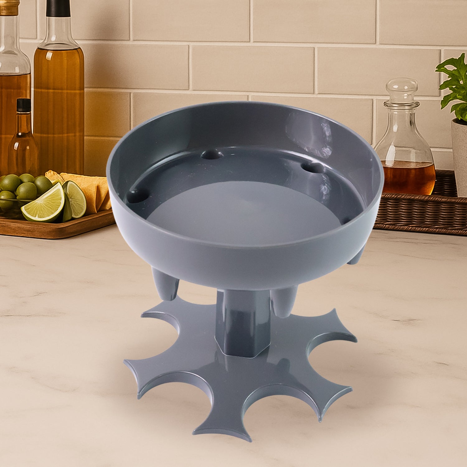 6‑Port Drink Dispenser Stand for Parties