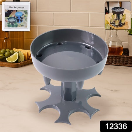 6‑Port Drink Dispenser Stand for Parties