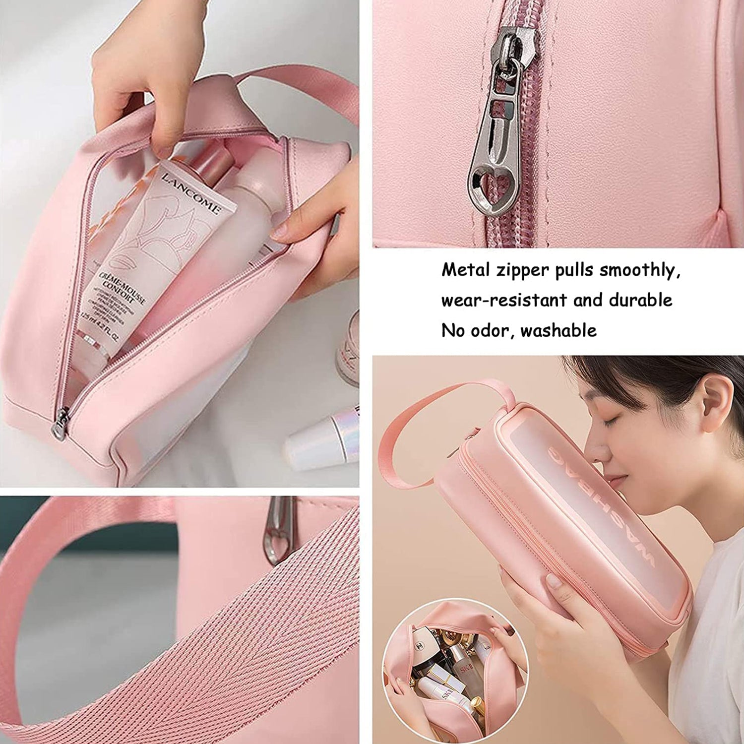 Makeup & Toiletry Bag Set - Cosmetic, Brushes, Accessories Storage