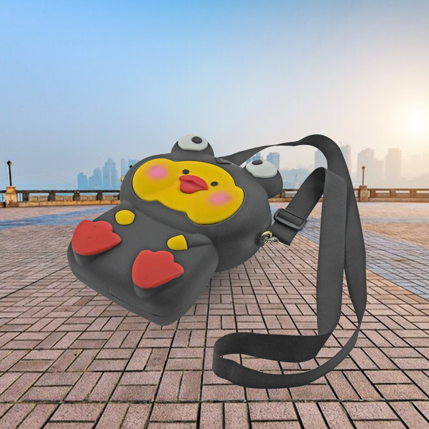Cute Cartoon Mini Silicone Bag for Girls – Portable Handbag, Shoulder Purse & Backpack