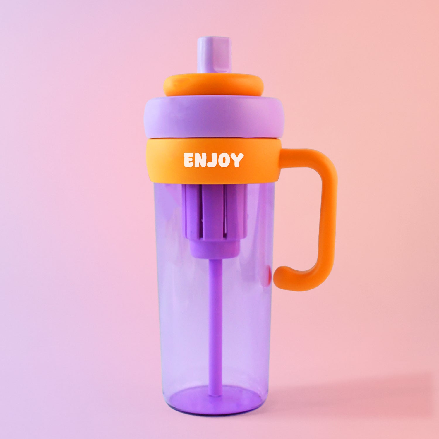 Premium Plastic Water Bottle – Portable, Eco-Friendly, Lightweight Design (600ml)