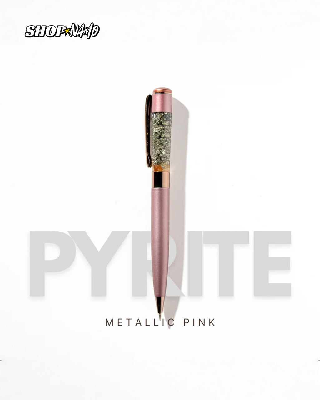 Pyrite Energy Ballpoint Pen for Confidence & Abundance