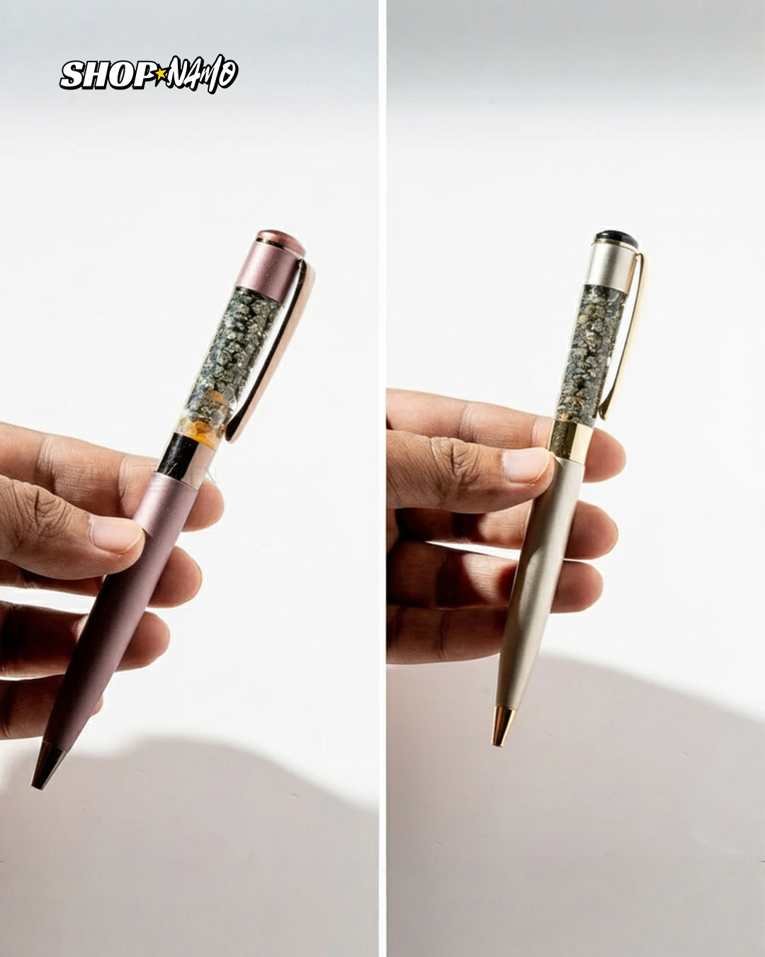 Pyrite Energy Ballpoint Pen for Confidence & Abundance
