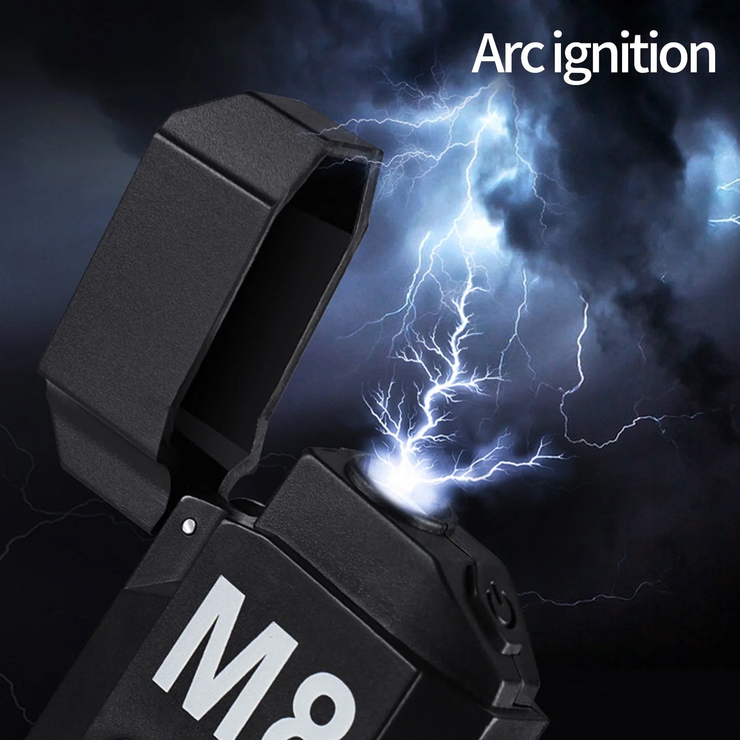 Multifunctional Mini Torch Lighter – Bright LED Flashlight & Windproof Flame