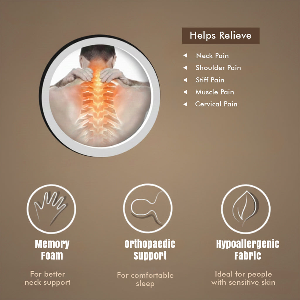 Premium Orthopaedic Cervical Memory Foam Pillow