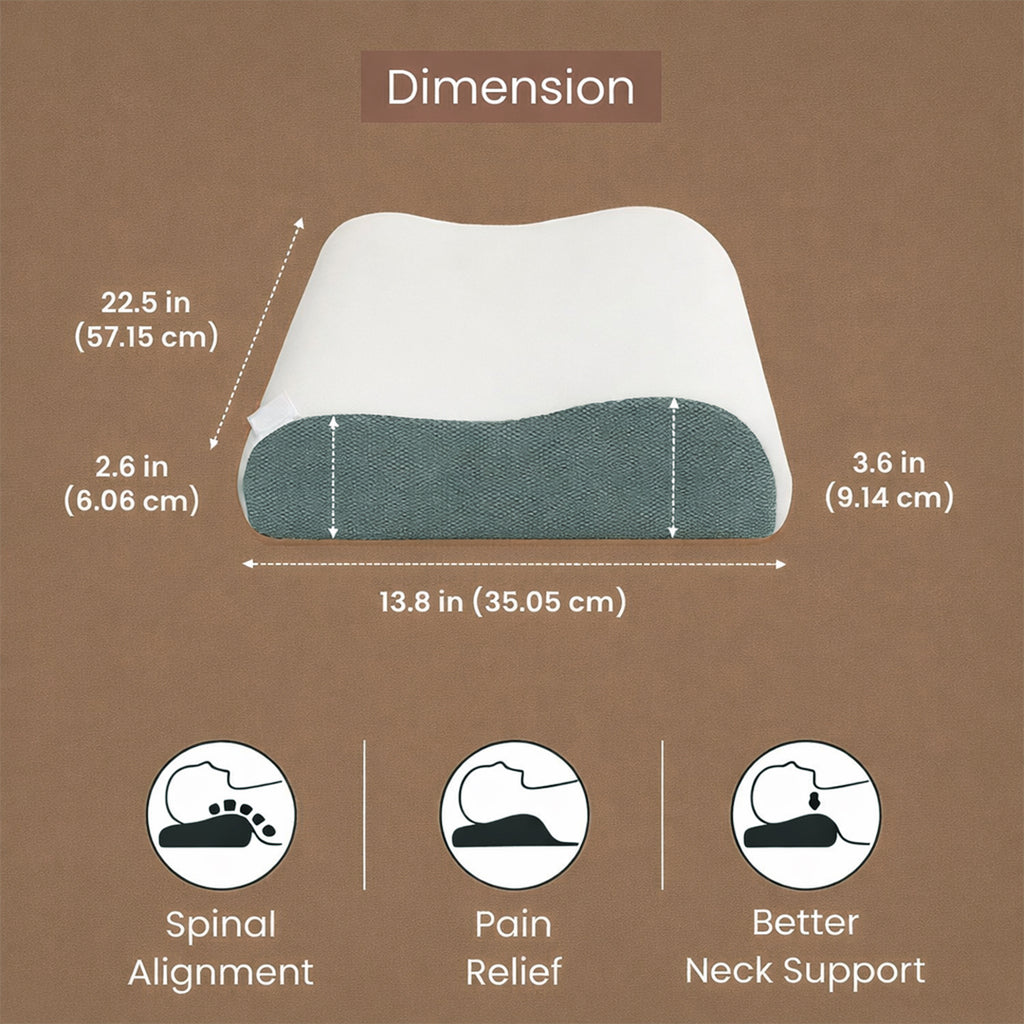 Premium Orthopaedic Cervical Memory Foam Pillow