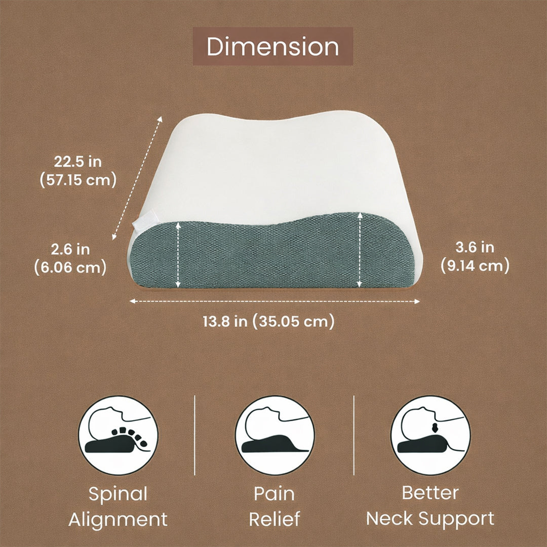 Premium Orthopaedic Cervical Memory Foam Pillow