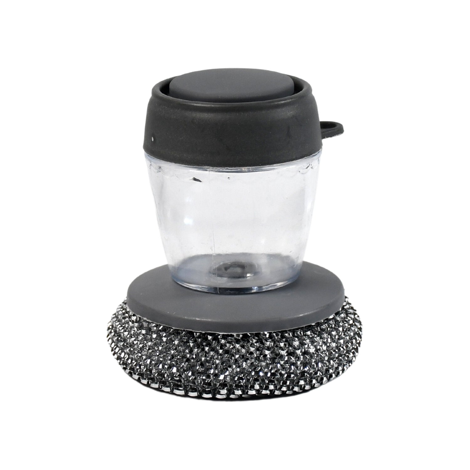 Palm Dish Brush with Soap Dispenser, Kitchen Sink Scrubbing Tool