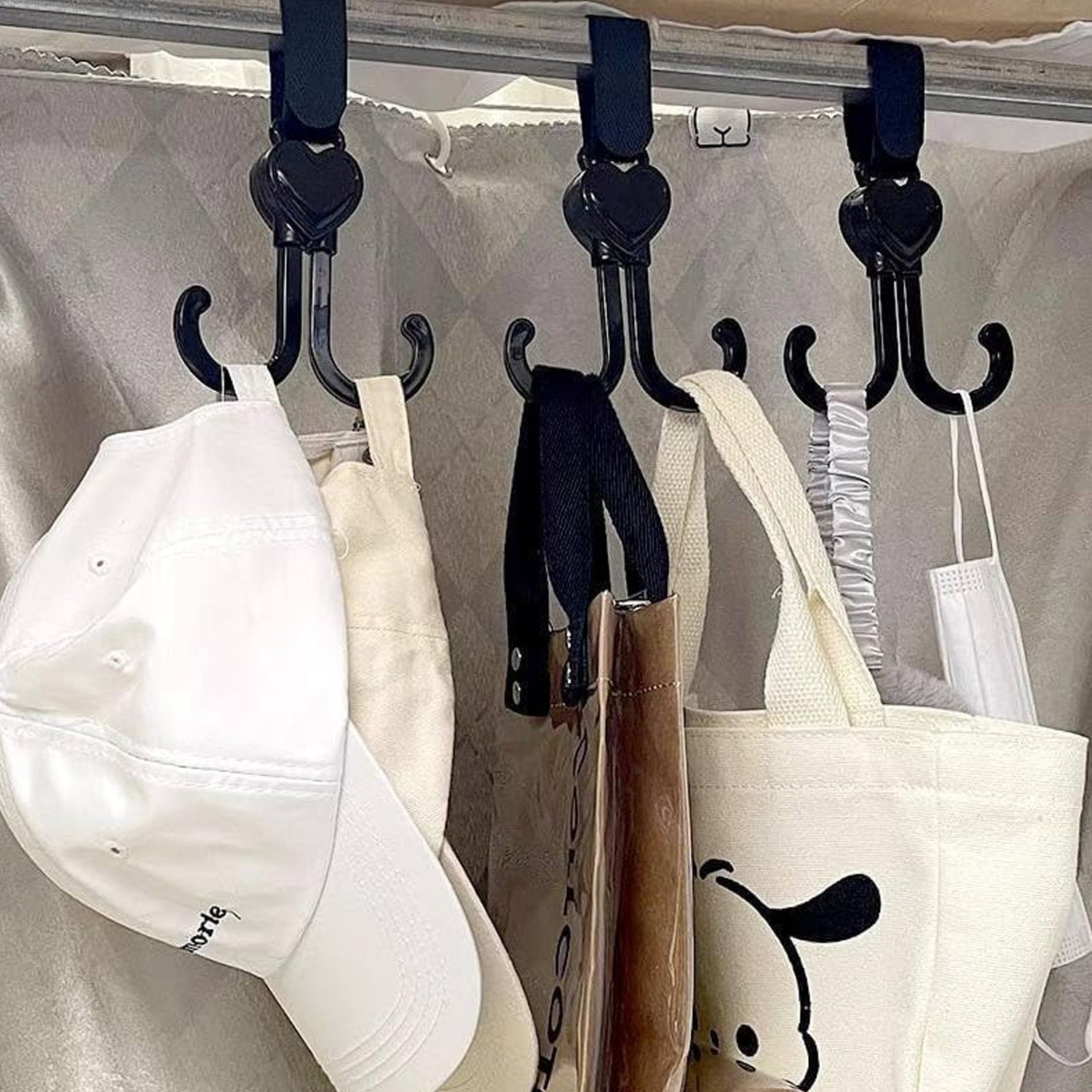 360° Baby Stroller Clip Hook, Durable Multi-Purpose Hanger for Cars & Carriages