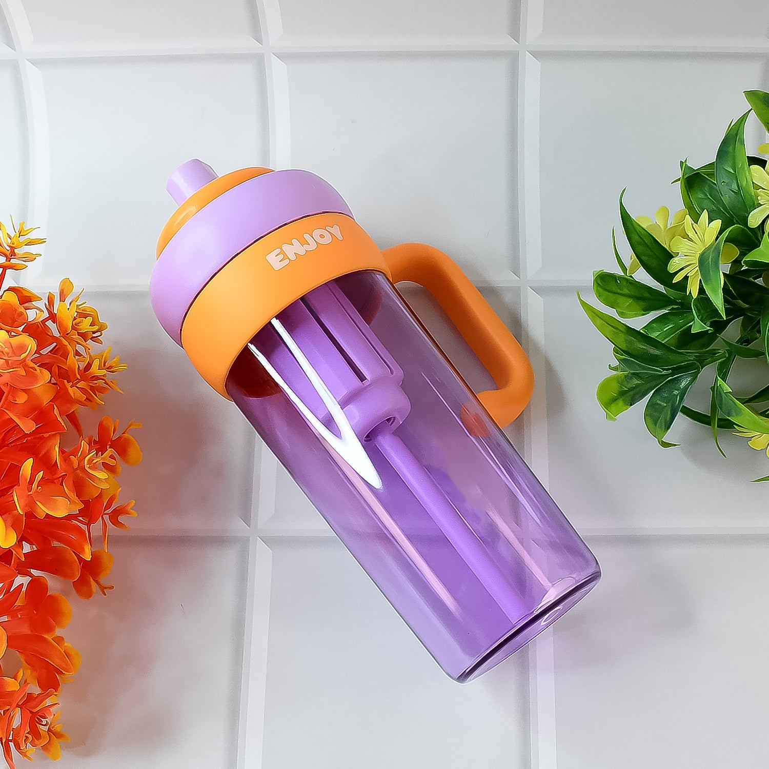 Premium Plastic Water Bottle – Portable, Eco-Friendly, Lightweight Design (600ml)