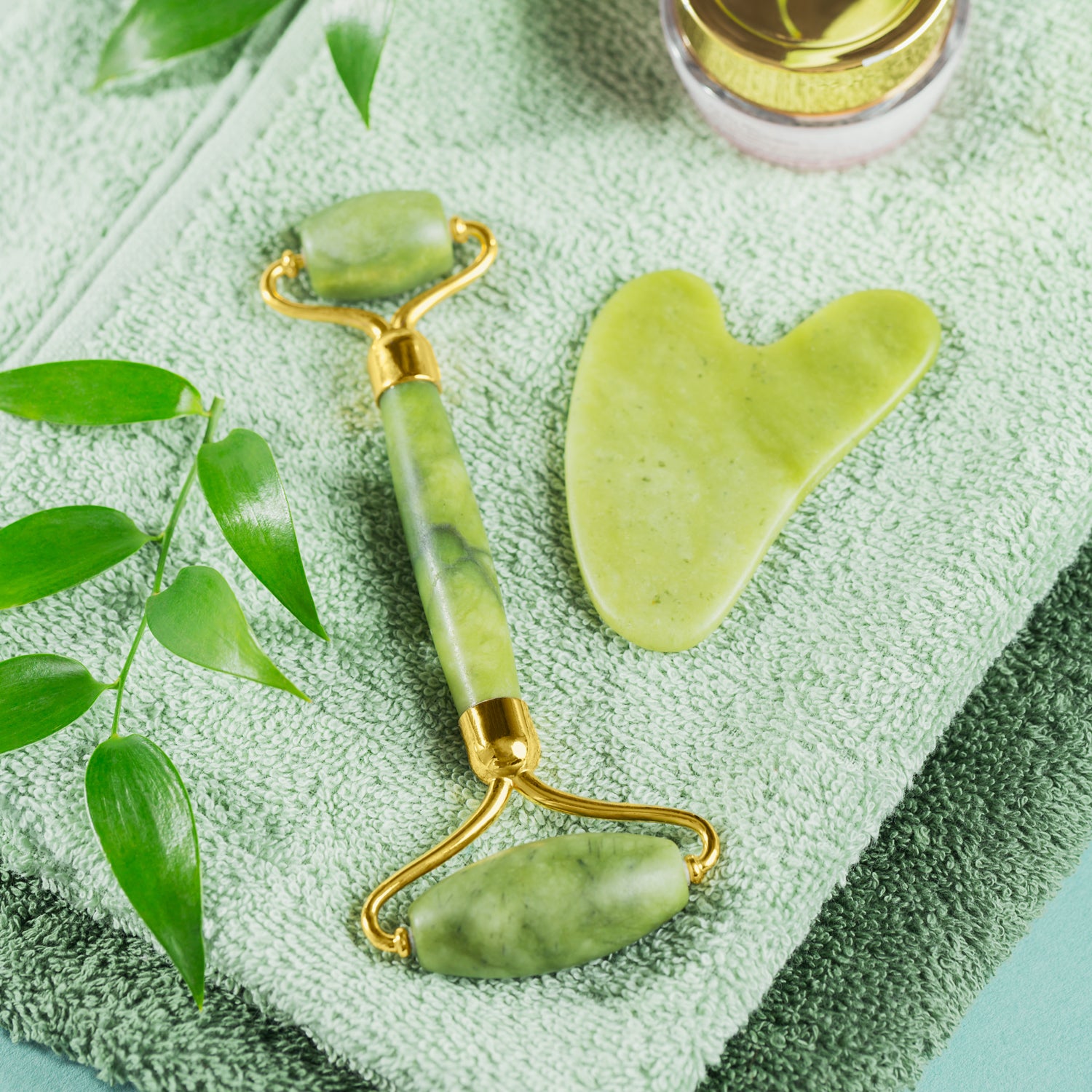 Gua Sha & Jade Roller – Face Shaping Massage Set